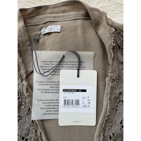 TRANSIT par such Leather “lace” vest - Picture 4 of 11